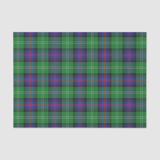 Papel De Seda Scottish Gifts Clan Sutherland Tartan (Frente )