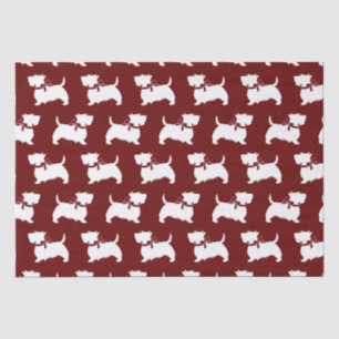 Papel De Seda Scottish Terrier Scotty Dog Puppy Scottie P