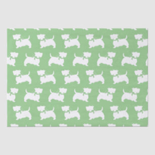 Papel De Seda Scottish Terrier Scotty Dog Puppy Scottie P