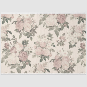 Papel De Seda Scrappy Pink Floral Series Design 2