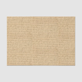 Papel De Seda Script Cursivo manuscrito