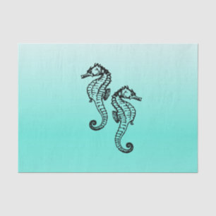 Papel De Seda Seacavalos Aqua