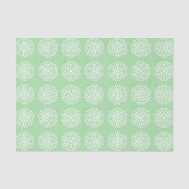 Papel De Seda Seafoam Mandala (Frente )