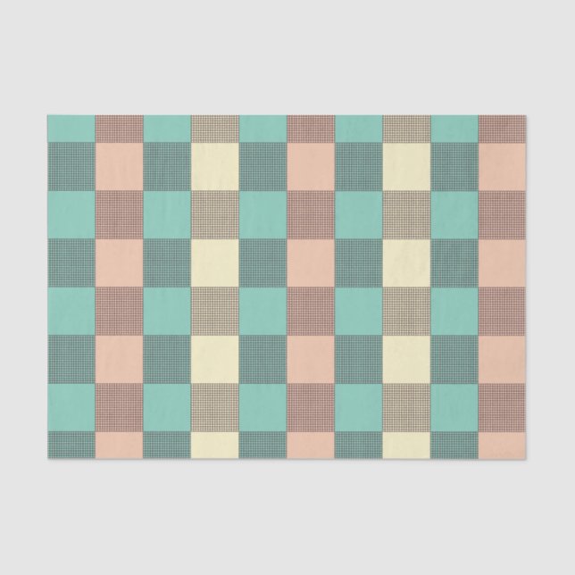 Papel De Seda Seamless plaid pattern   (Frente )