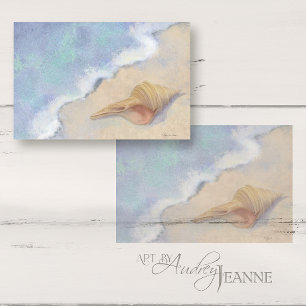 Papel De Seda Seashell Beach Sea Wave Sand Blue White Decoupage