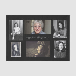 Papel De Seda Seis Fotografias Personalizadas
