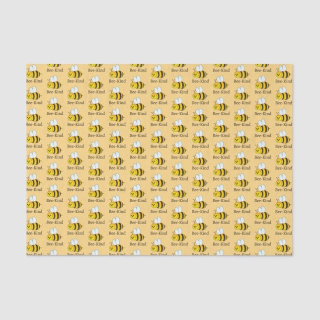 Papel De Seda Seja Gentil Abelhas (Frente )