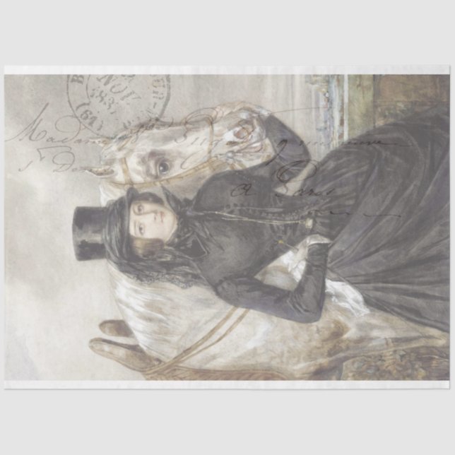 Papel De Seda Senhora Rider (Frente )