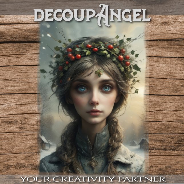 Papel De Seda Sensões Irmãs - 4 de 4 - Inverno - Decoupage - (Criador carregado)