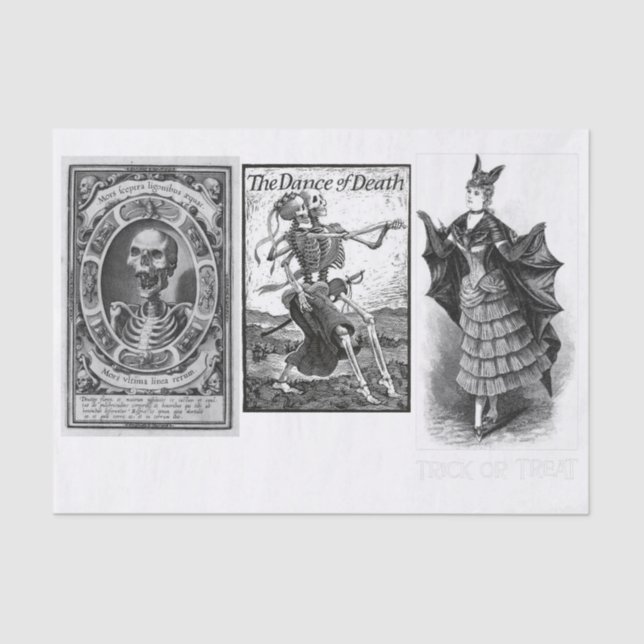 Papel De Seda Separação da coleção de Halloween (Frente )