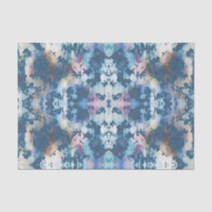 Papel De Seda Separação de abstração azul de estrutura de te