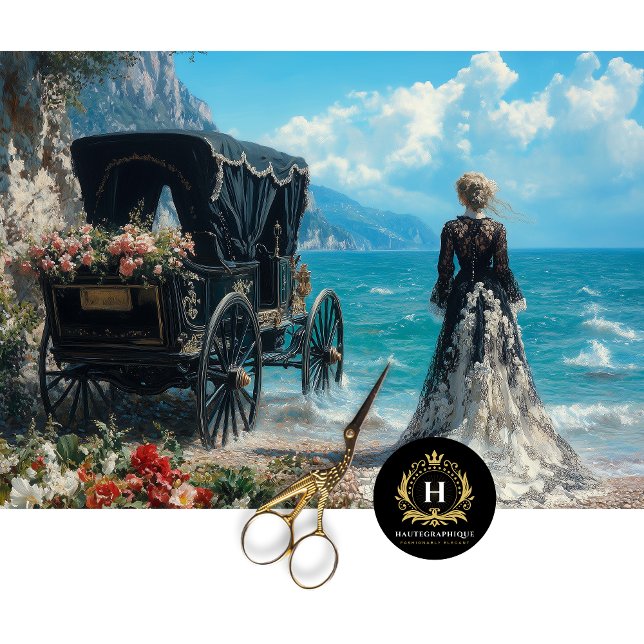 Papel De Seda Separação de Carruagem Funeral Elegante Exclusiva (Criador carregado)