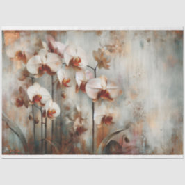 Papel De Seda Separação de Fauna e Flora Orquídeas