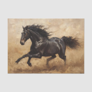 Papel De Seda Separação de Pintura de Óleo em Corrente de Cavalo