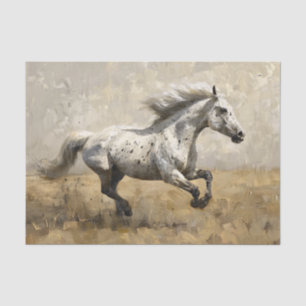 Papel De Seda Separação de pintura de óleo em corridas de cavalo