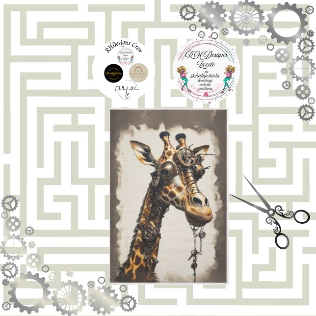 Papel De Seda Separação do camelo futurista Steampunk (Criador carregado)