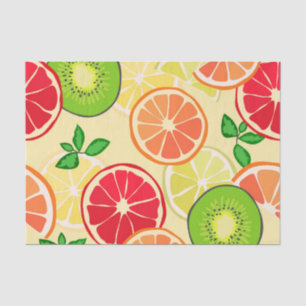 Papel De Seda Separações de Fruta Cortadas Por Decoupage de Padr