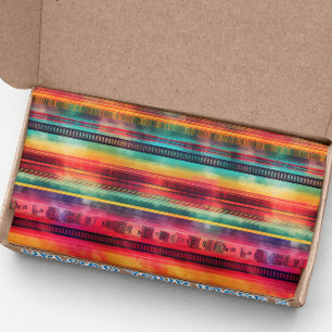 Papel De Seda Serape Watercolor Fiesta Mexicano Blanket