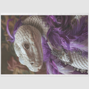 Papel De Seda Seraphina, a Serpente Branca, a Decoupage da Boa F