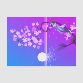 Papel De Seda Sereia e Tecido Lua