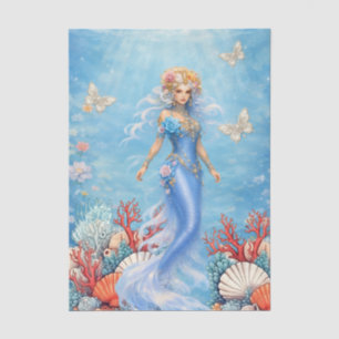 Papel De Seda Sereias do Mar Corpo Inteiro