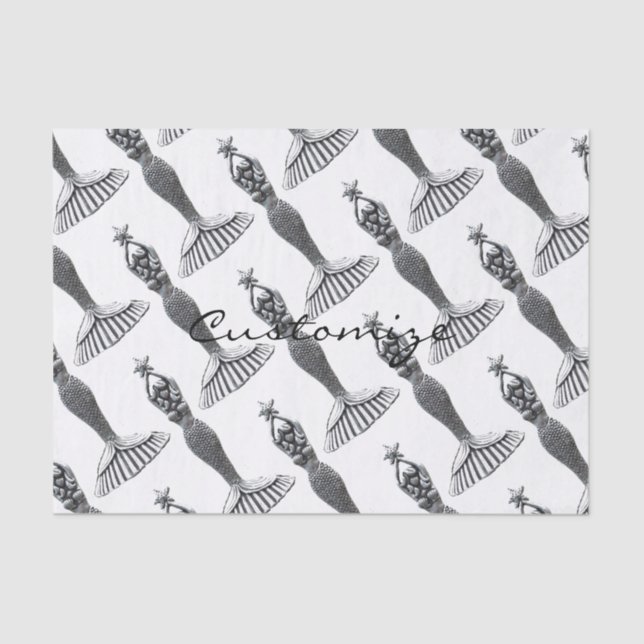 Papel De Seda Sereias Segurando Estrelas Thunder_Cove (Frente )