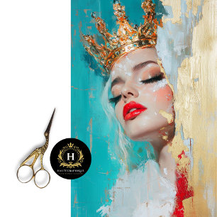 Papel De Seda Serene Majestade Abstrato Queen Decoupage