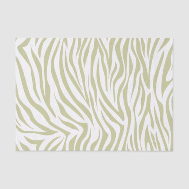 Papel De Seda Serengeti Safari Zebra (Frente )