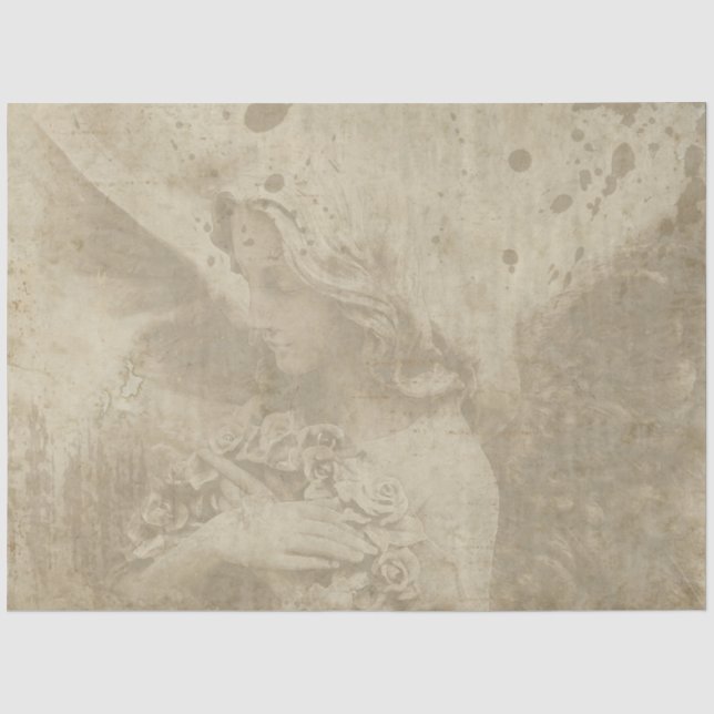 Papel De Seda Série Anjo Gótico Design 2 (Frente )