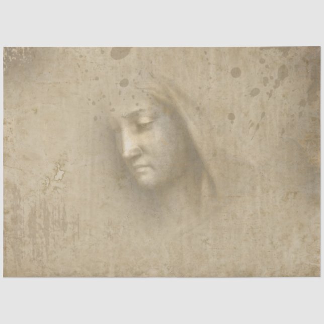 Papel De Seda Série Anjo Gótico Design 7 (Frente )