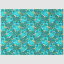Série Aqua e Dourado Design 15