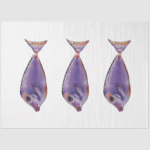 Papel De Seda Série Aquarela Submarina Design 12