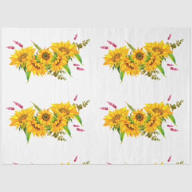 Papel De Seda Série Boho Caveira e Flores Design 5 (Frente )