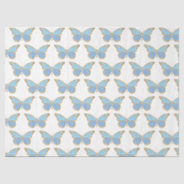 Papel De Seda Série Borboletas Brilhantes Design 4