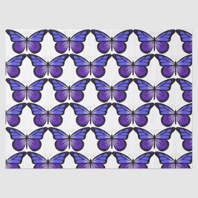 Papel De Seda Série Borboletas Design 10 (Frente )