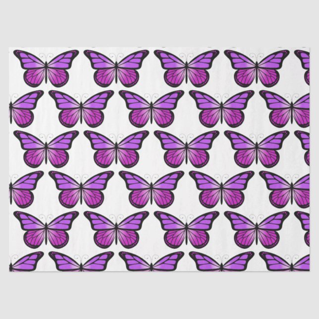 Papel De Seda Série Borboletas Design 11 (Frente )