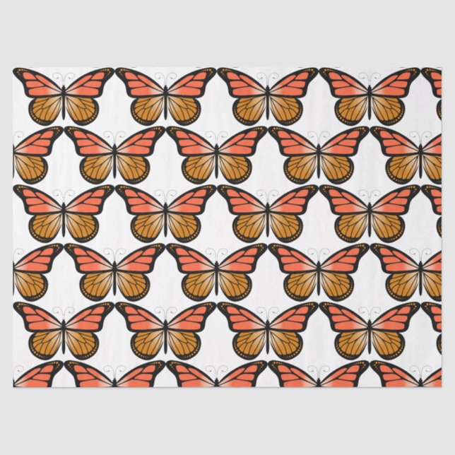 Papel De Seda Série Borboletas Design 8 (Frente )