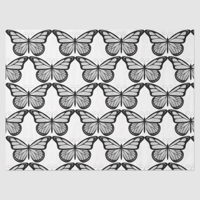 Papel De Seda Série Borboletas Design 9 (Frente )