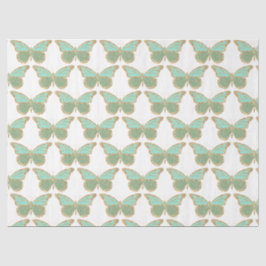 Papel De Seda Série Borboletas Glitter Design 5