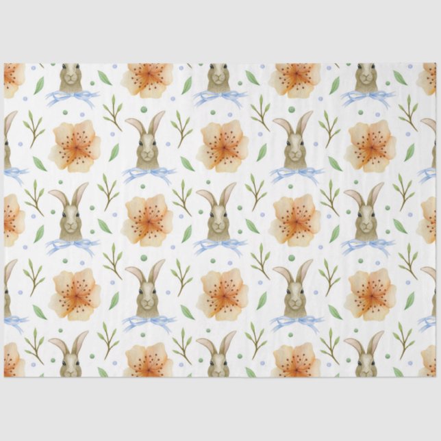 Papel De Seda Série Bunny de Páscoa Design 1 (Frente )