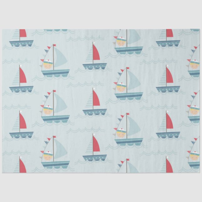 Papel De Seda Série By the Sea Design 4 (Frente )