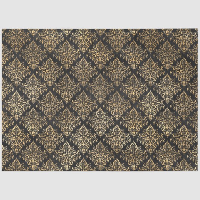 Papel De Seda Série Circus Dourada Design 5 (Frente )