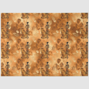 Papel De Seda Série Copper Tiger Design 11