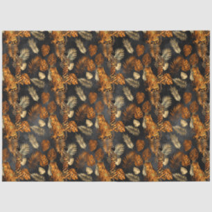 Papel De Seda Série Copper Tiger Design 4