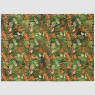 Papel De Seda Série Copper Tiger Design 5