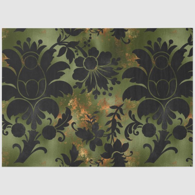 Papel De Seda Série Copper Tiger Design 7 (Frente )