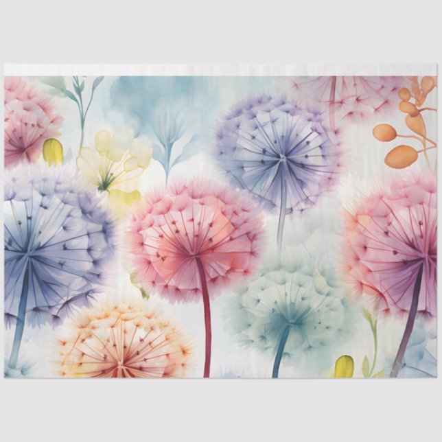 Papel De Seda Série Dandelions Design 2 (Frente )