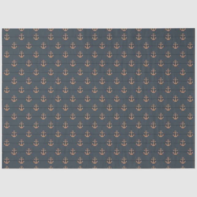 Papel De Seda Série Dark Nautical Design 4 (Frente )