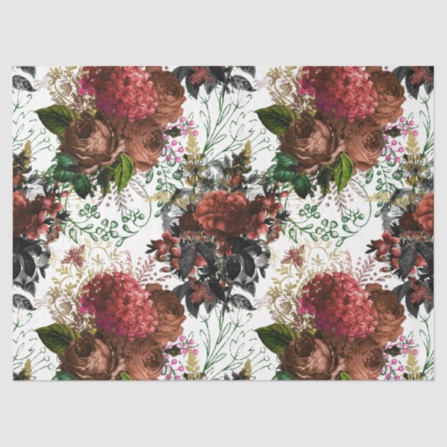 Papel De Seda Série de Abelhas da Floresta Design 35 (Frente )