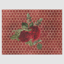 Série de Abelhas Rosa Vermelha Design 69